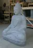  Product image 3 of the product “Seated Buddha made of Riverstone in Bhumisparsha - gesture of touching the earth. 100cm height. unique version ”
